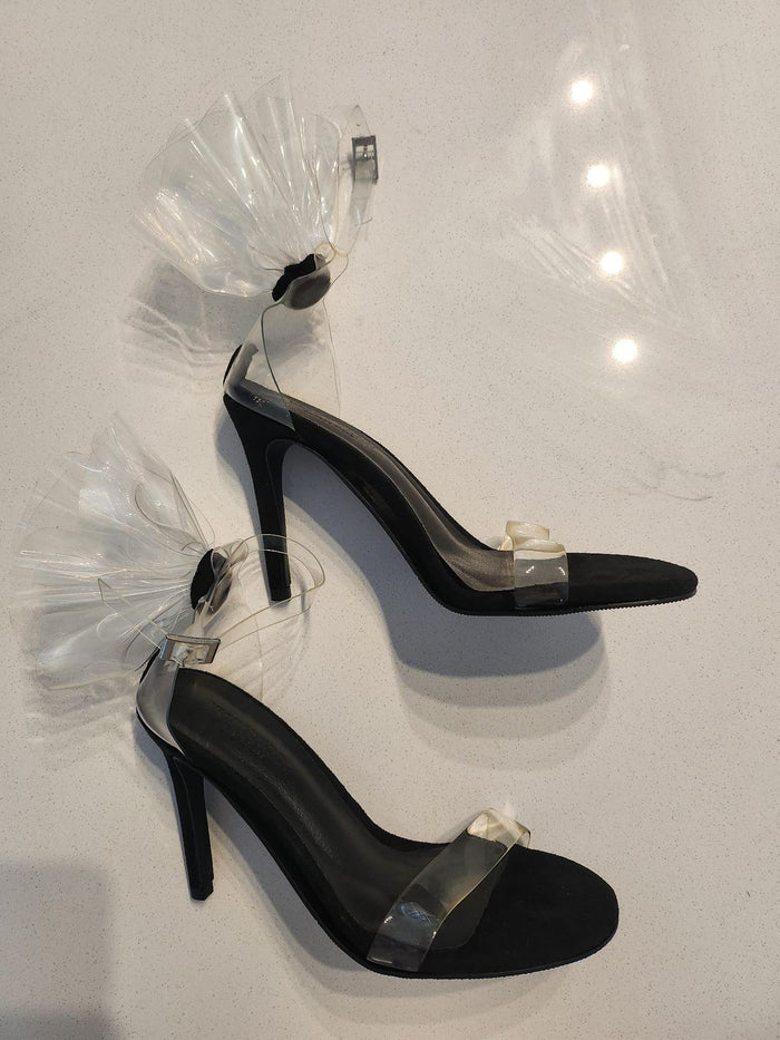 Clearance - Flower Thin Heel Sandals