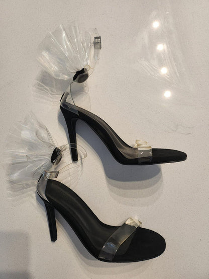 Clearance - Flower Thin Heel Sandals