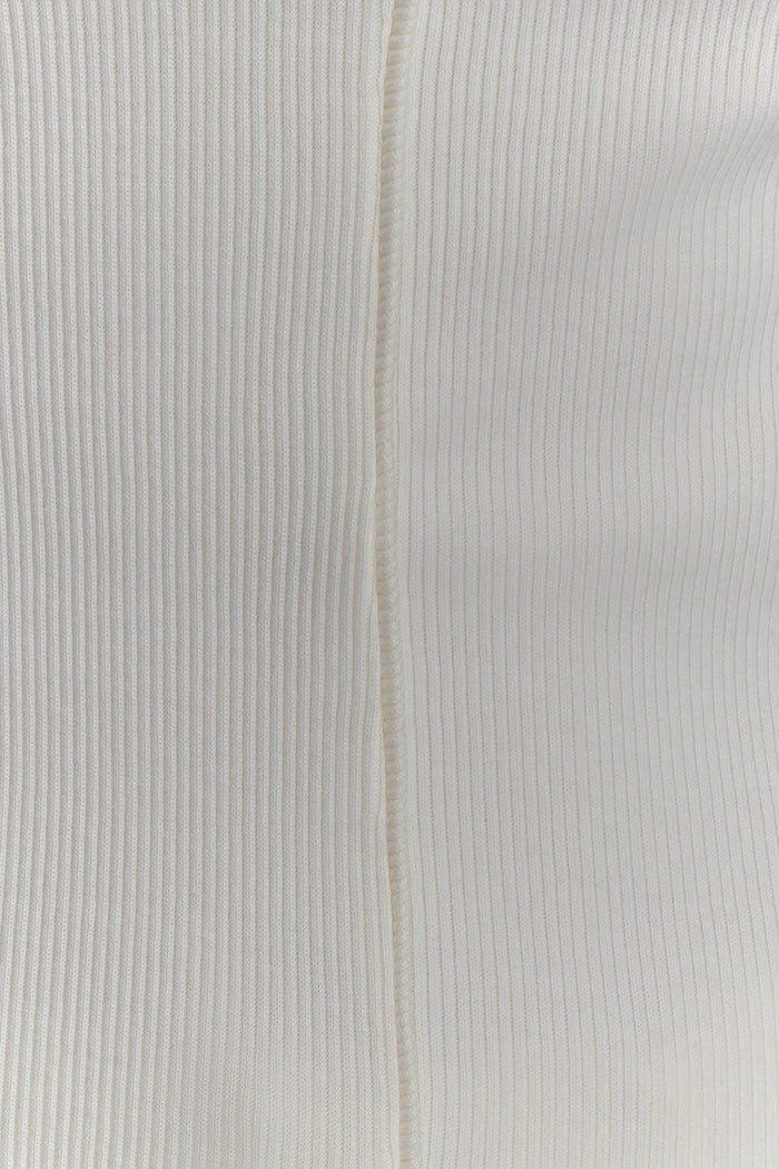 Coraline Panelled Sleeveless Top - White