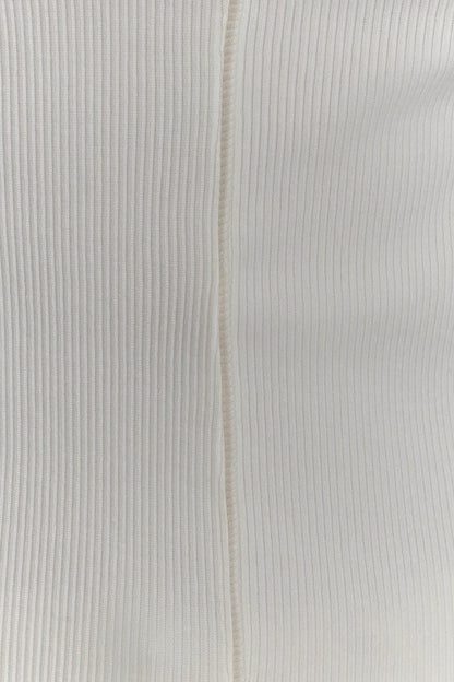 Coraline Panelled Sleeveless Top - White