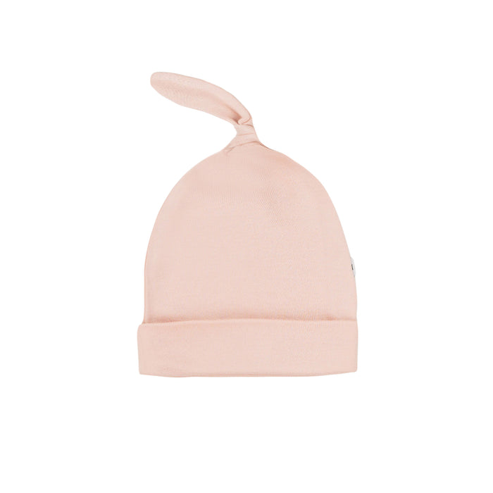 Cosy Knot Hat - Dusty Blushwood