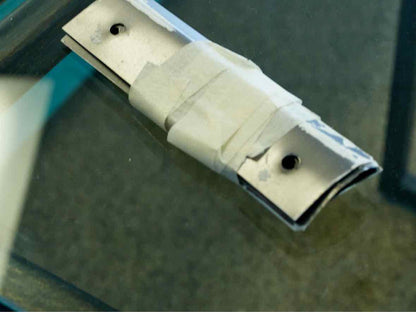 Crate & Barrel Silver Toned Framed Mirror