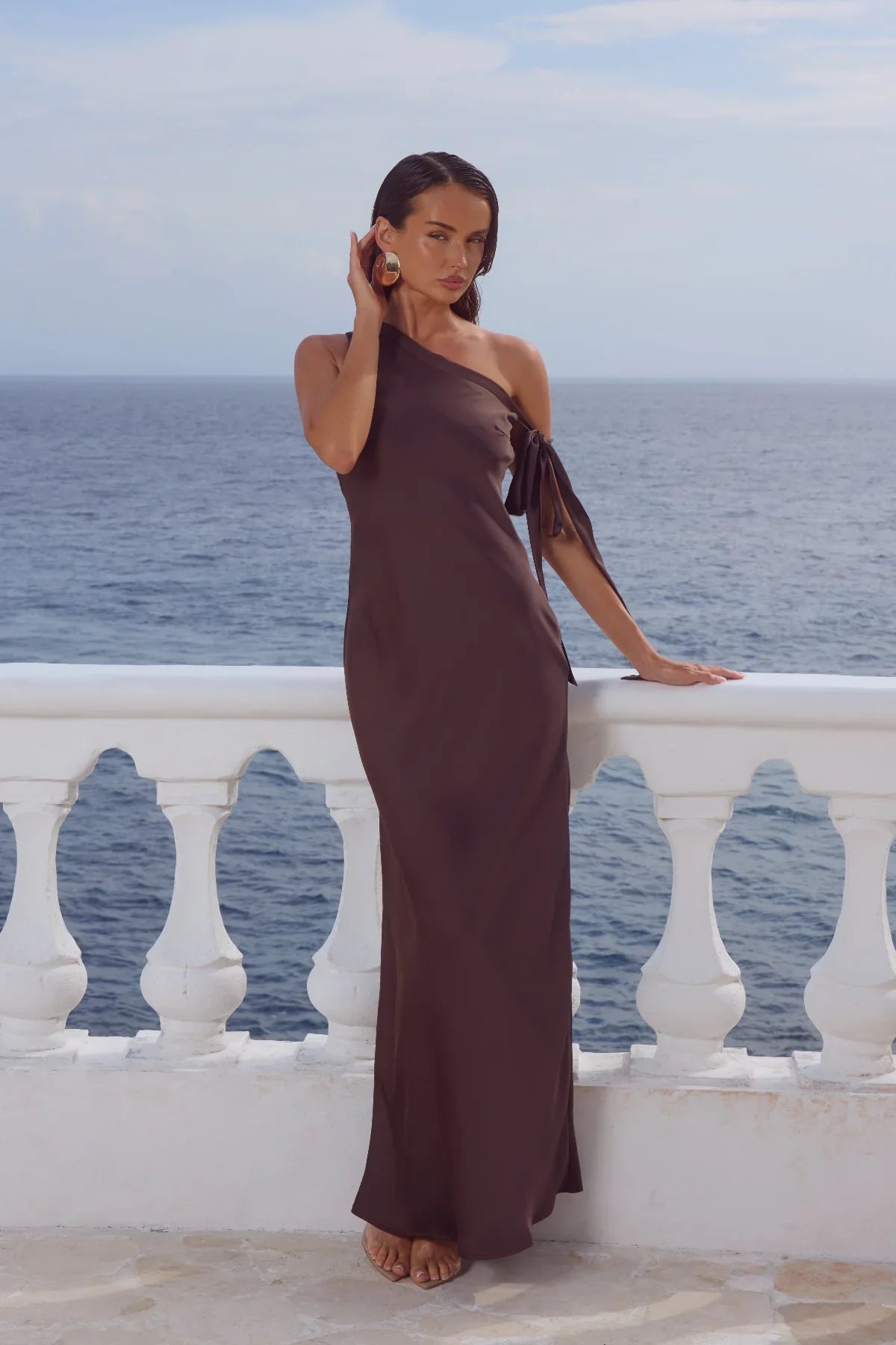 Viola One Shoulder Maxi Dress