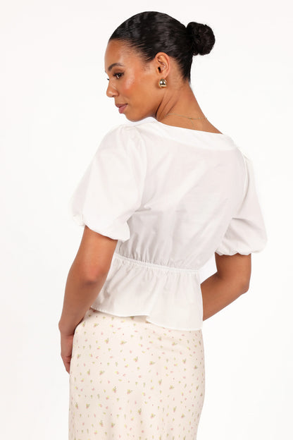 Pippi Top - Cloud White