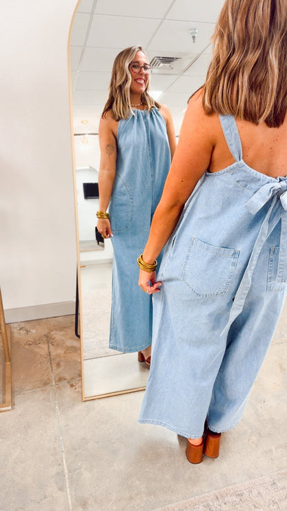 Demi Denim Jumpsuit