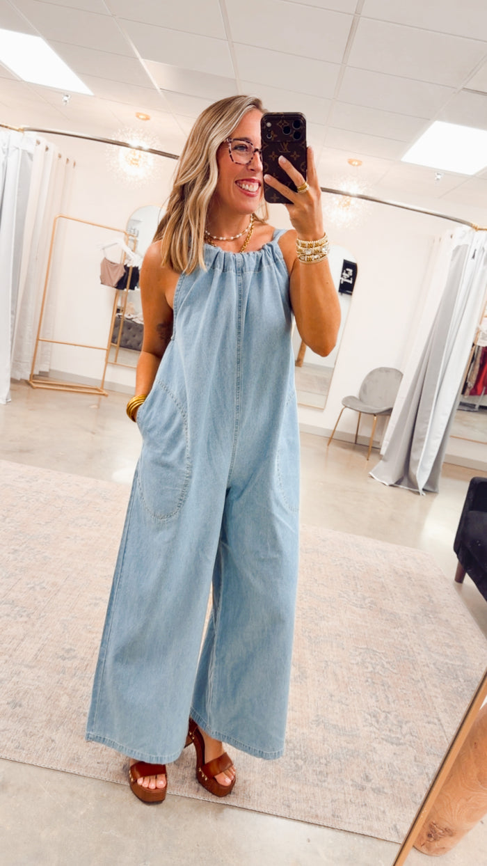 Demi Denim Jumpsuit