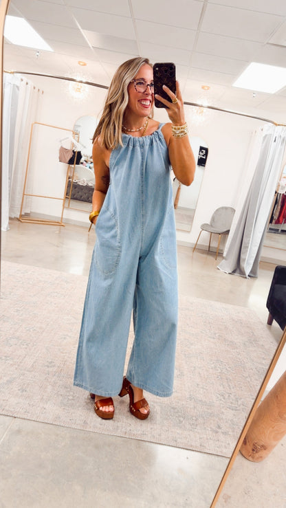 Demi Denim Jumpsuit