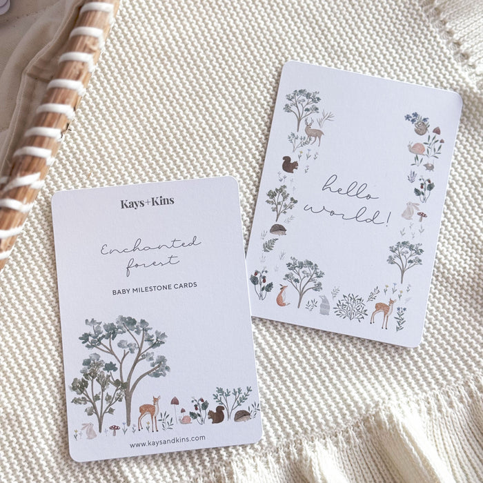 Enchanted Forest Milestone Cards