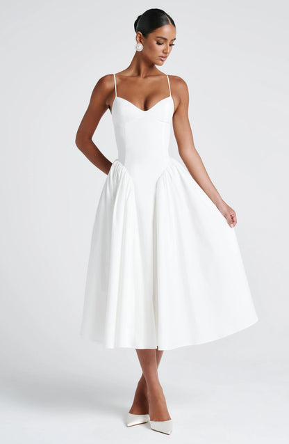 Emerson Midi Dress - Ivory