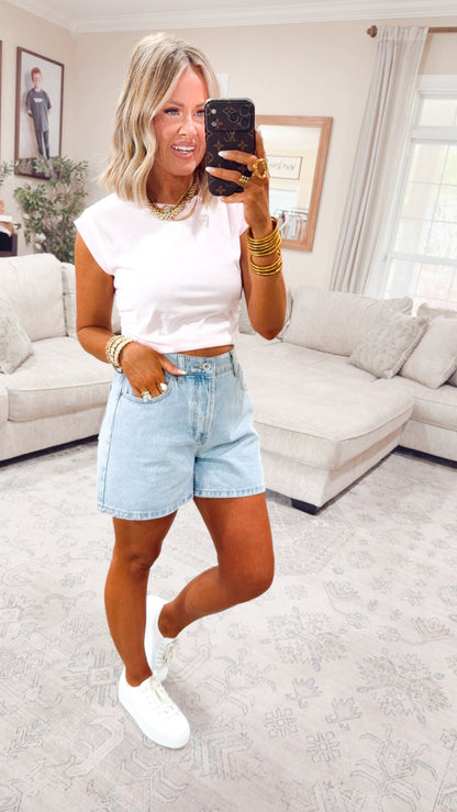 - FINAL SALE -The Drift Cinch Top-Soft Pink