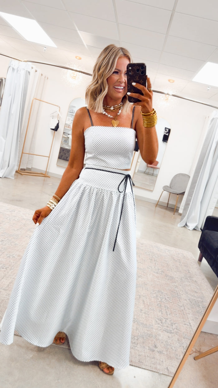 -FINAL SALE- The Timeless Polka Two-Piece Set
