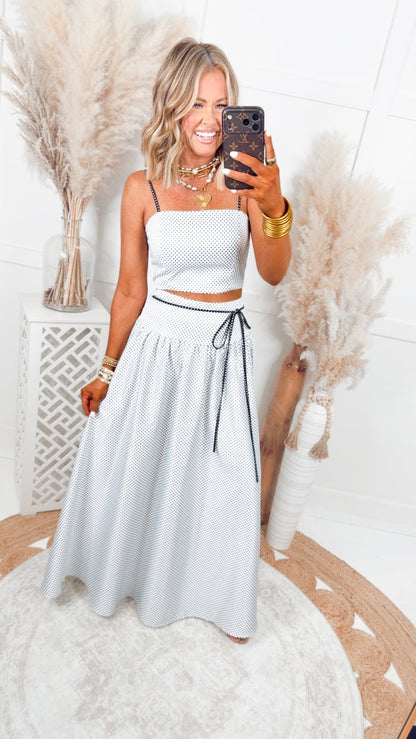 -FINAL SALE- The Timeless Polka Two-Piece Set