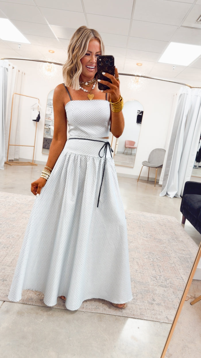 -FINAL SALE- The Timeless Polka Two-Piece Set