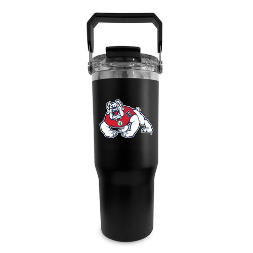 Fresno State Bulldogs 32oz Stainless Bucket Handle Tumbler