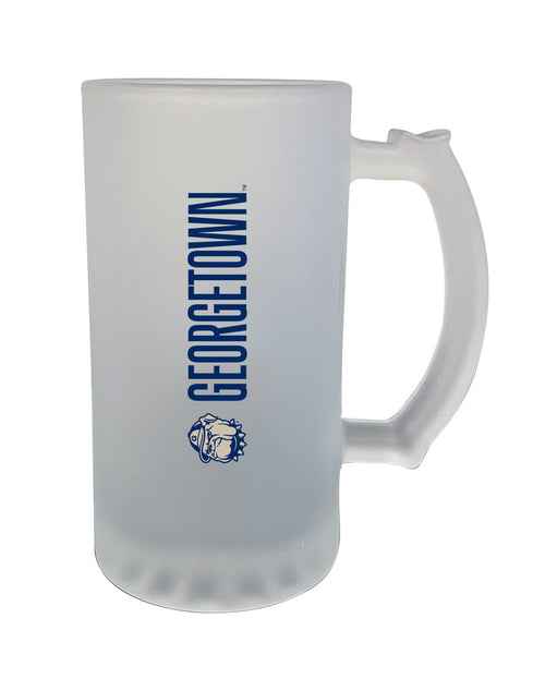 Georgetown Hoyas 16oz Frosted Glass Mug