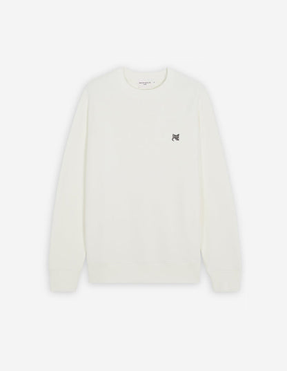 Grey Fox Head Patch Classic Sweatshirt Ecru