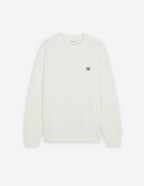 Grey Fox Head Patch Classic Sweatshirt Ecru