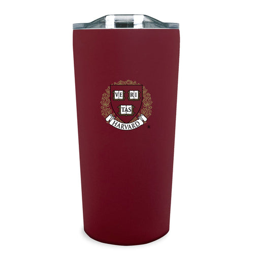 Harvard Crimson 18oz Stainless Soft Touch Tumbler
