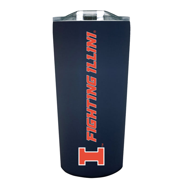 Illinois Fighting Illini 18oz Stainless Soft Touch Tumbler