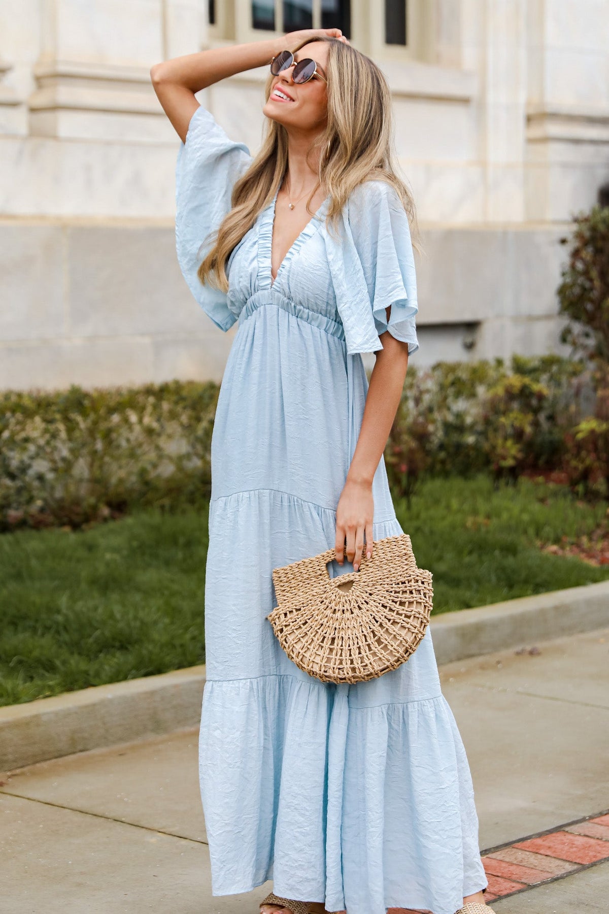 Daydreaming In The Clouds Maxi Dress