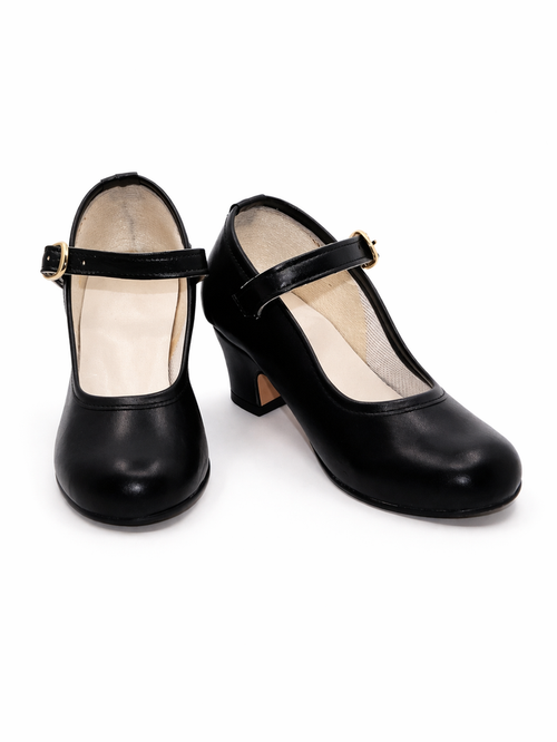 Intermezzo 7226 - chaussures de flamenco noires élégante