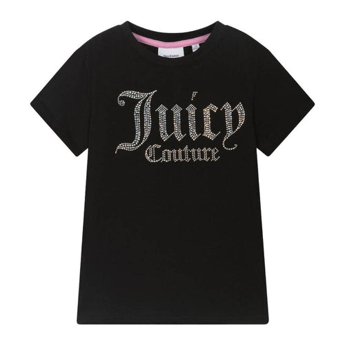 Juicy Couture Diamante Fitted Tee Junior