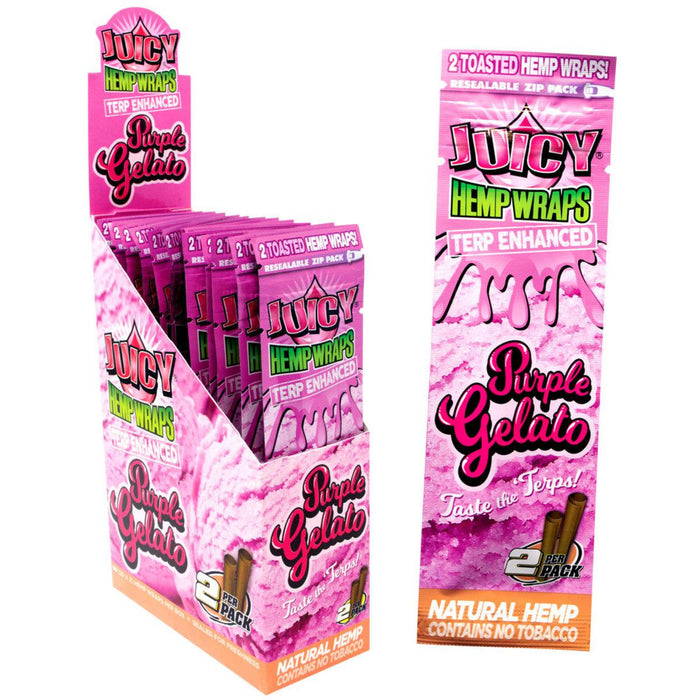 Juicy Terp Enhanced Hemp Wraps - 10 Flavors