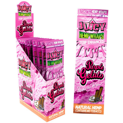 Juicy Terp Enhanced Hemp Wraps - 10 Flavors