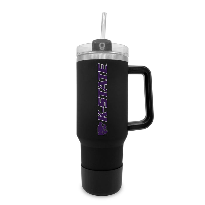 Kansas State Wildcats 40oz Stainless Tumbler w/Removable Straw