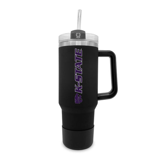 Kansas State Wildcats 40oz Stainless Tumbler w/Removable Straw