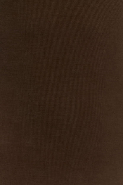 Kennedy High Neck Midi Dress - Chocolate