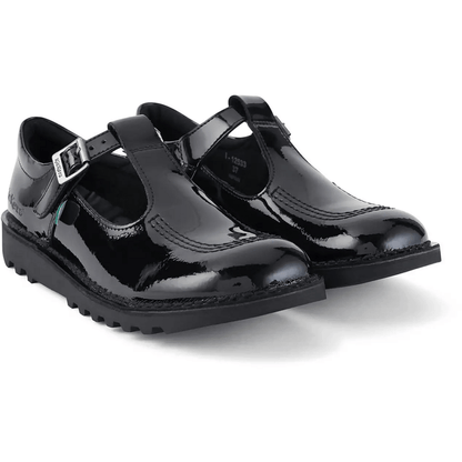 Kickers Kick T-Bar Patent Leather Junior