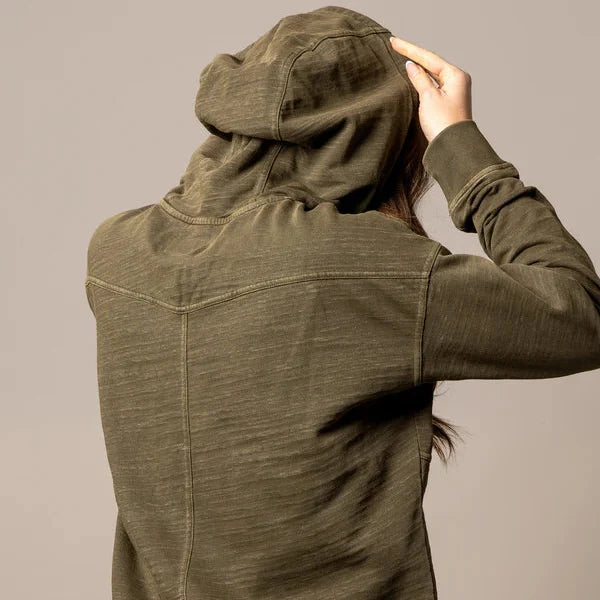 Kimes Ranch Women's Tess Western Hoodie in Dark Olive