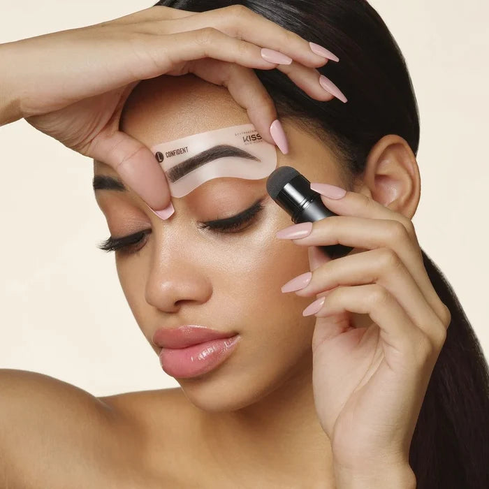 Kiss New York Instant Brow Stamp & Stencil Kit