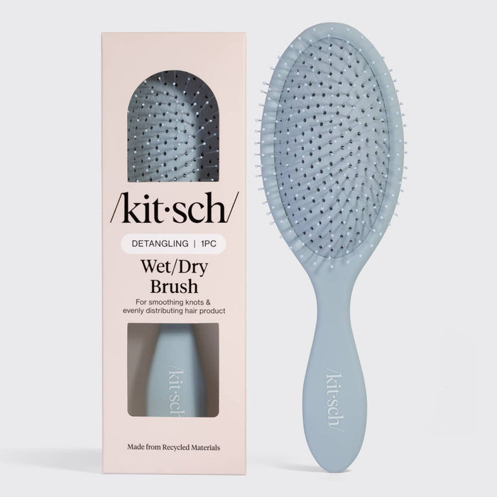 Kitsch Detangling Wet/Dry Brush- Haze Blue