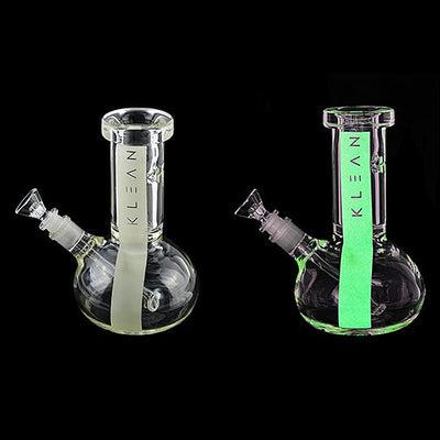 KLEAN Glass 8" Mini Bong Glow In The Dark