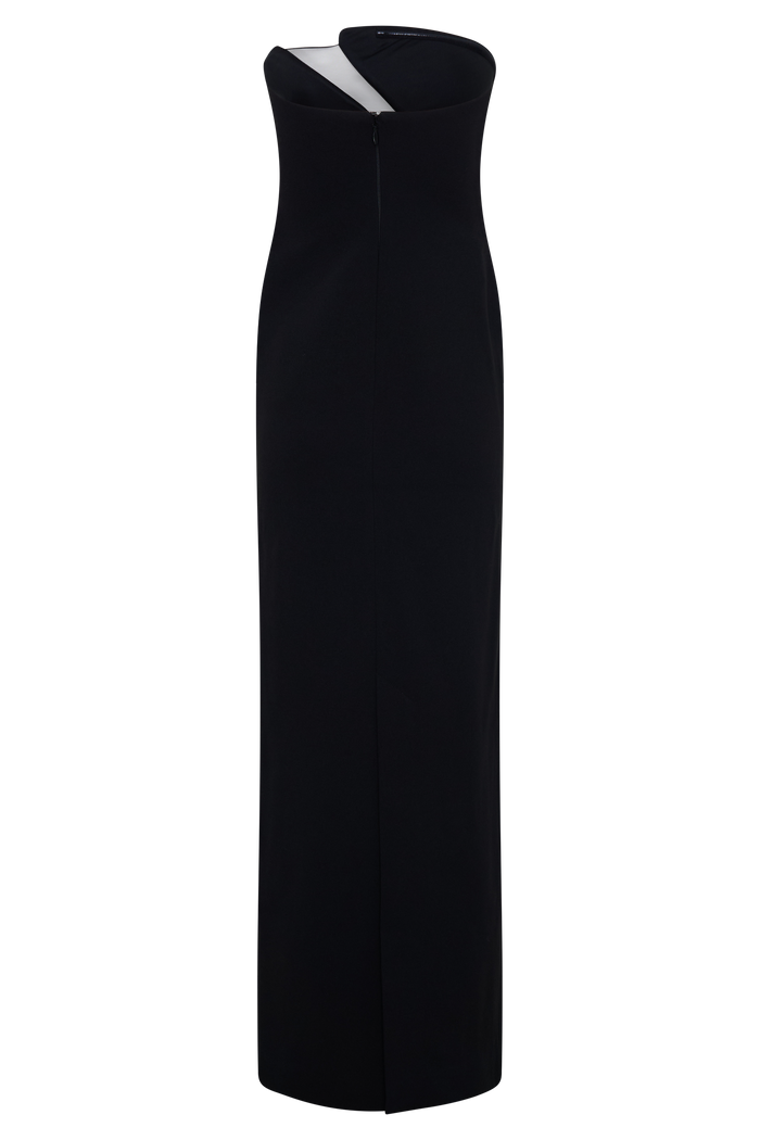 Lianne Strapless Maxi Dress - Black