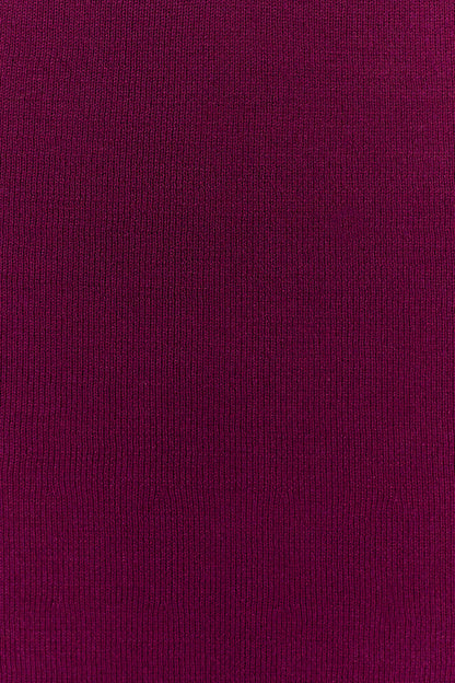 Marimae Long Knit Top - Plum
