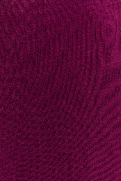 Martiena Knit Maxi Skirt - Plum