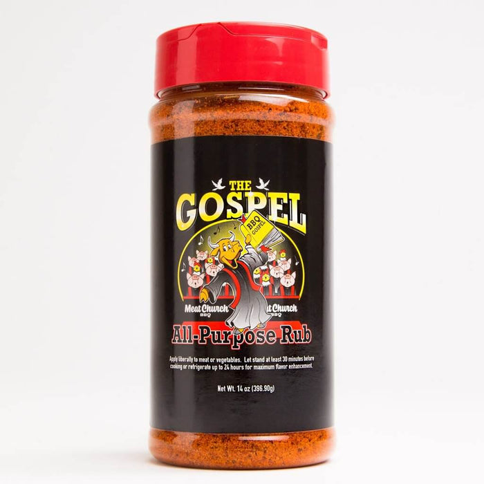 Meat Church The Gospel All Purpose BBQ Rub - 14oz - Smoker Guru