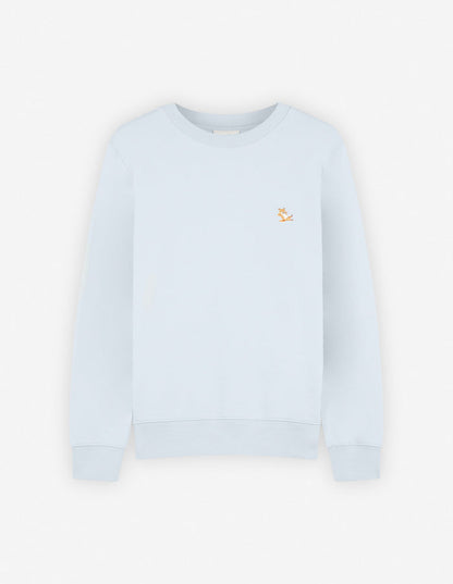 Men's Chillax Patch Regular Sweatshirt Sky Blue