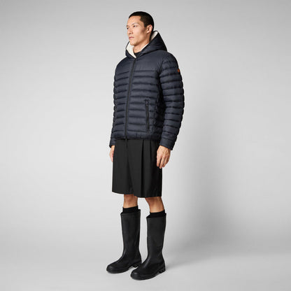 Men's Morus Hooded Jacket In Black