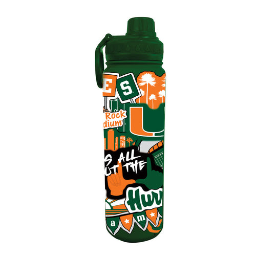 Miami 24oz. Stainless Steel Bottle - Made Moment Wrap