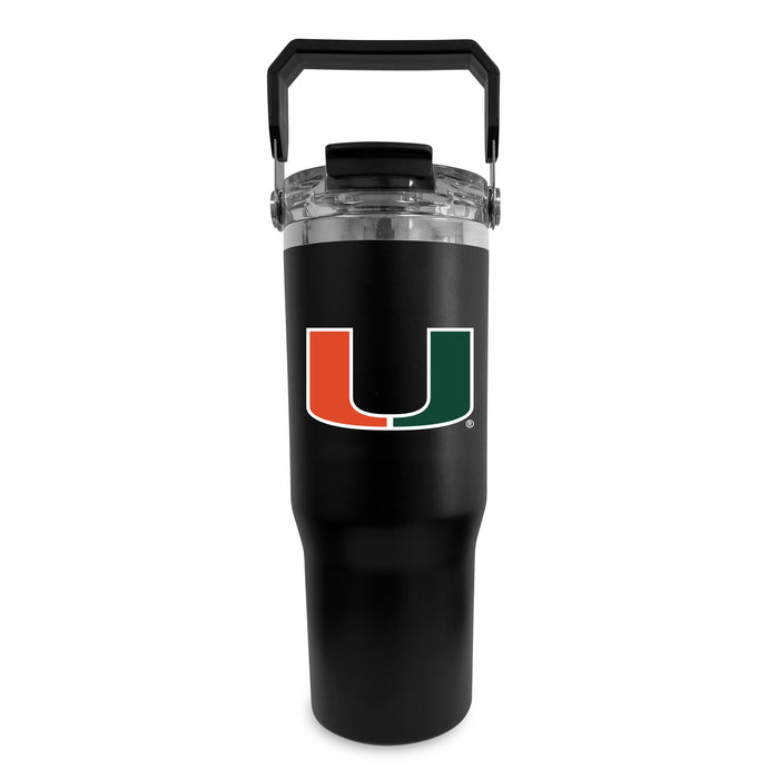 Miami Hurricanes 32oz Stainless Bucket Handle Tumbler