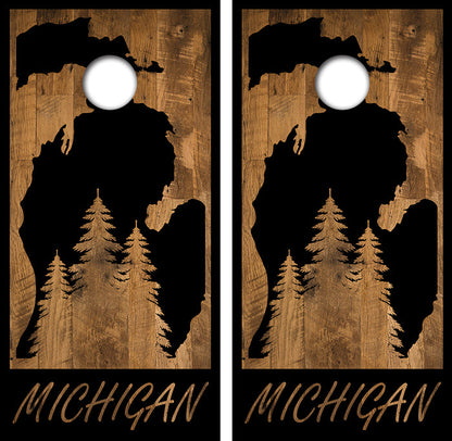 Michigan Cornhole Design