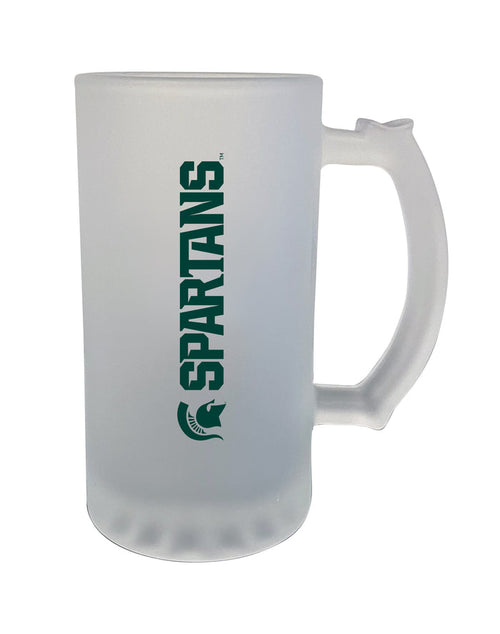 Michigan State Spartans 16oz Frosted Glass Mug
