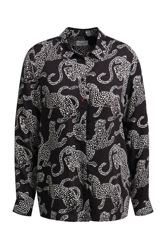 Milano 63-6568-3655 Leopard Print Shirt Blouse by MILANO Shop MILANO at Dotique