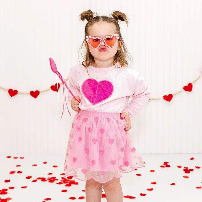 Mini Sequin Hearts Tutu
