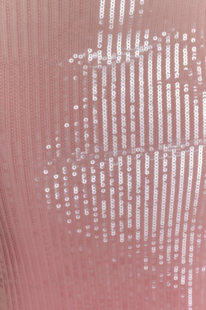 Miranda Strapless Sequin Maxi Dress - Ombre Pink