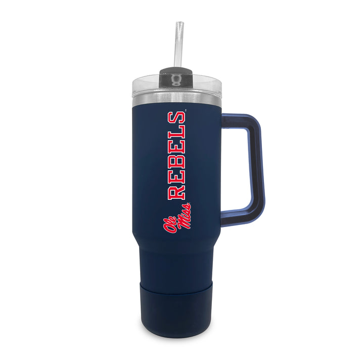 Mississippi Ole Miss 40oz Stainless Tumbler w/Removable Straw